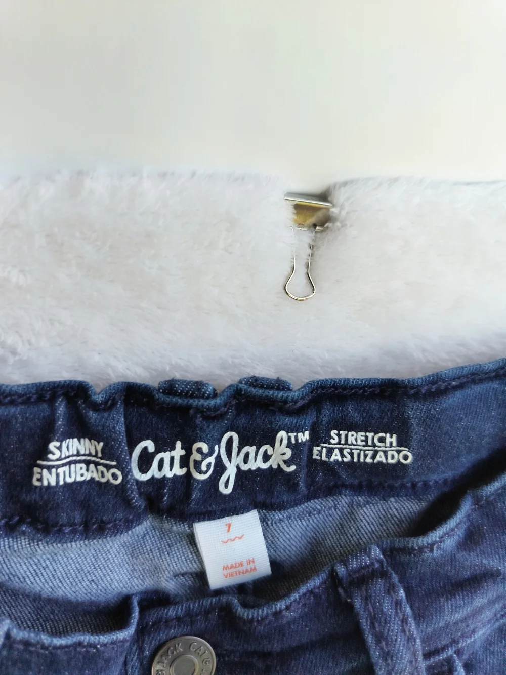 Cat & Jack Blue Straight-Leg Kids Jeans Size 7